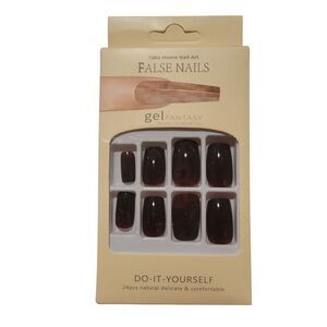 False Nails - DARK BROWM
